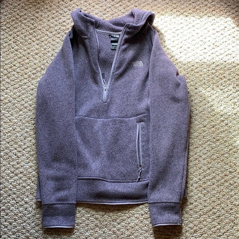 The North Face fleece quarter zip 💜💜
